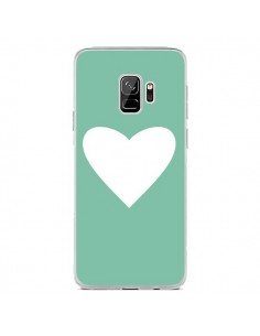Coque Samsung S9 Coeur Mint Vert - Mary Nesrala