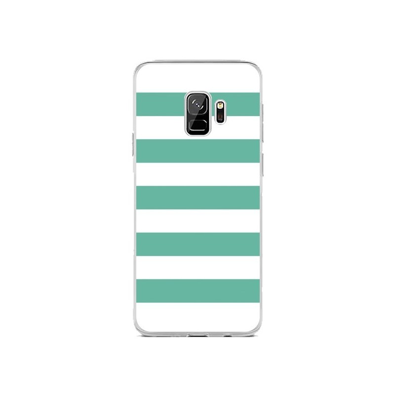Coque Samsung S9 Bandes Mint Vert - Mary Nesrala
