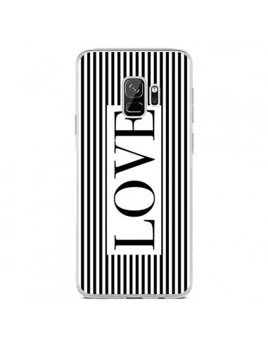 Coque Samsung S9 Love Noir et Blanc - Mary Nesrala