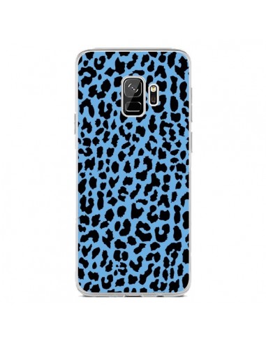 Coque Samsung S9 Leopard Bleu Neon - Mary Nesrala