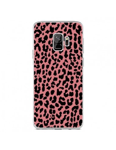 Coque Samsung S9 Leopard Corail Neon - Mary Nesrala