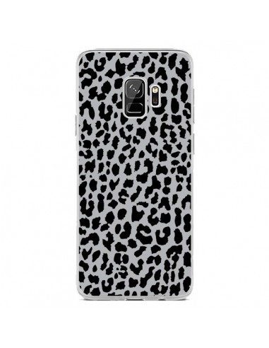 Coque Samsung S9 Leopard Gris Neon - Mary Nesrala