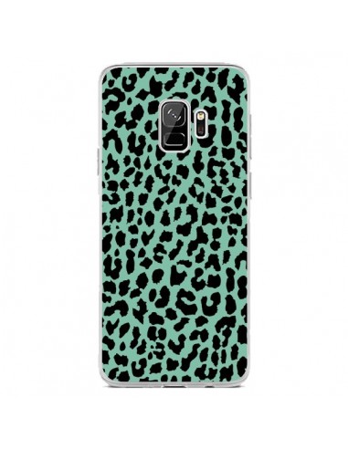 Coque Samsung S9 Leopard Mint Vert Neon - Mary Nesrala
