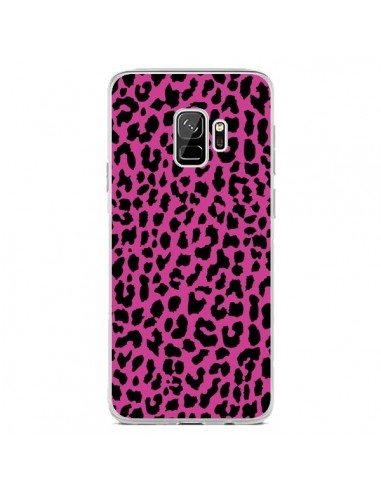 Coque Samsung S9 Leopard Rose Pink Neon - Mary Nesrala