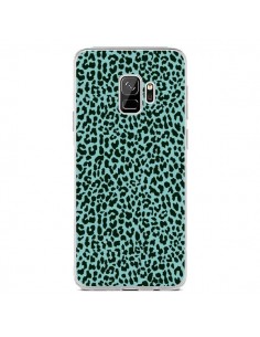 Coque Samsung S9 Leopard Turquoise Neon - Mary Nesrala