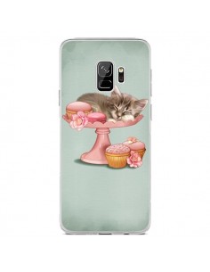 Coque Samsung S9 Chaton Chat Kitten Cookies Cupcake -...