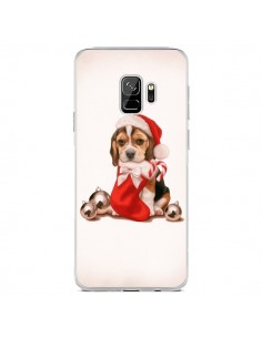 Coque Samsung S9 Chien Dog Pere Noel Christmas - Maryline...