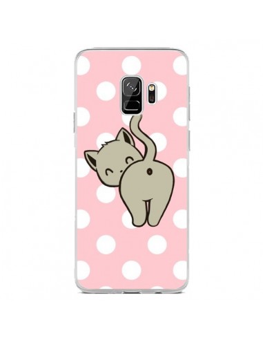 Coque Samsung S9 Chat Chaton Pois - Maryline Cazenave