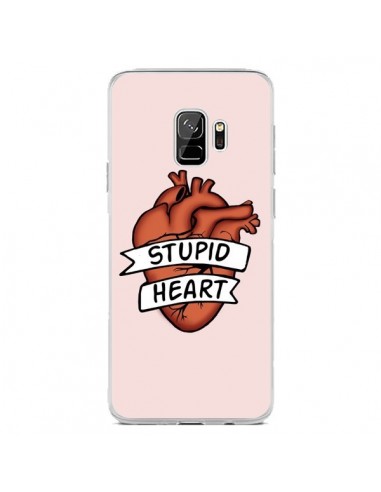 Coque Samsung S9 Stupid Heart Coeur - Maryline Cazenave
