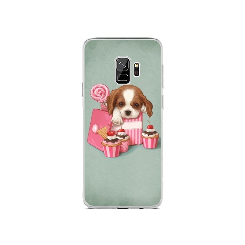 Coque Samsung S9 Chien Dog Cupcake Gateau Boite - Maryline Cazenave
