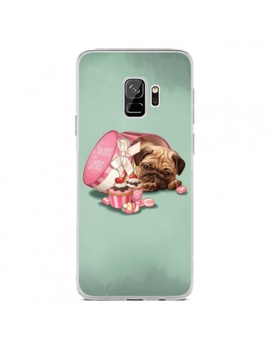 Coque Samsung S9 Chien Dog Cupcakes Gateau Bonbon Boite - Maryline Cazenave