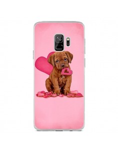 Coque Samsung S9 Chien Dog Gateau Coeur Love - Maryline...