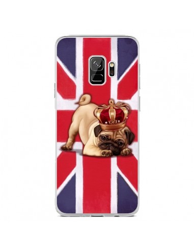 Coque Samsung S9 Chien Dog Anglais UK British Queen King Roi Reine - Maryline Cazenave