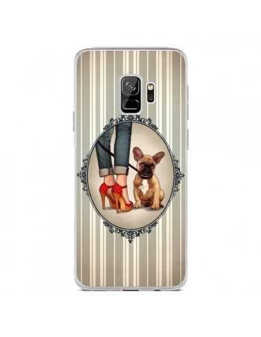 Coque Samsung S9 Lady Jambes Chien Dog - Maryline Cazenave