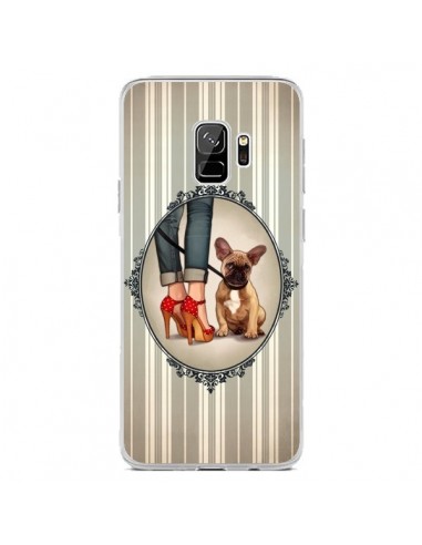 Coque Samsung S9 Lady Jambes Chien Dog - Maryline Cazenave
