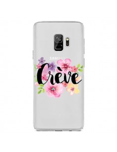 Coque Samsung S9 Crève Fleurs Transparente - Maryline...