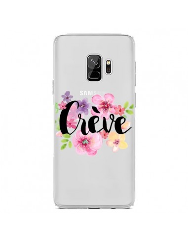 Coque Samsung S9 Crève Fleurs Transparente - Maryline Cazenave