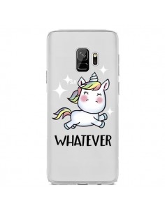 Coque Samsung S9 Licorne Whatever Transparente - Maryline...