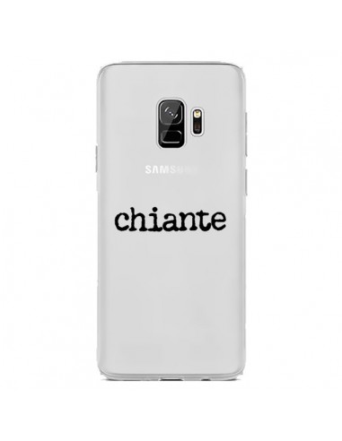Coque Samsung S9 Chiante Noir Transparente - Maryline Cazenave