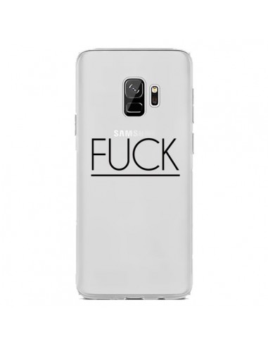 Coque Samsung S9 Fuck Transparente - Maryline Cazenave