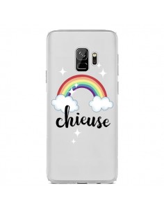Coque Samsung S9 Chieuse Arc En Ciel Transparente -...