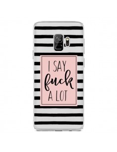 Coque Samsung S9 I Say Fuck A Lot Transparente - Maryline...