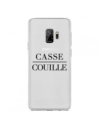 Coque Samsung S9 Casse Couille Transparente - Maryline Cazenave