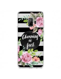 Coque Samsung S9 Charming as Fuck Fleurs Transparente -...