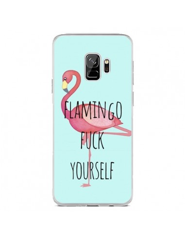 Coque Samsung S9 Flamingo Fuck Yourself - Maryline Cazenave