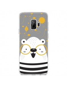 Coque Samsung S9 Ours à lunettes - Maria Jose Da Luz