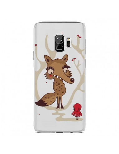Coque Samsung S9 Le Petit Chaperon Rouge Loup Hello Big Wolf Transparente - Maria Jose Da Luz