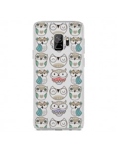 Coque Samsung S9 Chouettes Owl Hibou Transparente - Maria...