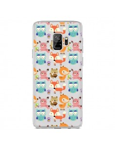 Coque Samsung S9 Renard Ecureuil Lapin Hibou Transparente...