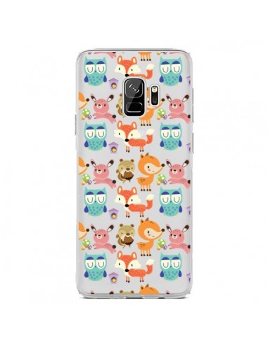 Coque Samsung S9 Renard Ecureuil Lapin Hibou Transparente - Maria Jose Da Luz