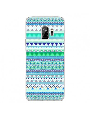 Coque Samsung S9 Chenoa Bleu Azteque - Monica Martinez