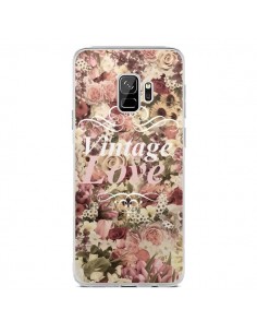 Coque Samsung S9 Vintage Love Flower - Monica Martinez