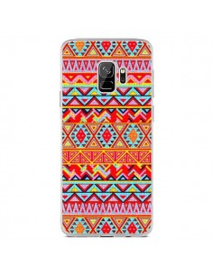 Coque Samsung S9 India Style Pattern Bois Azteque -...