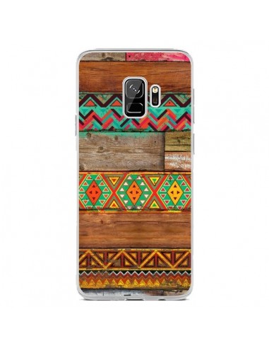 Coque Samsung S9 Indian Wood Bois Azteque - Maximilian San