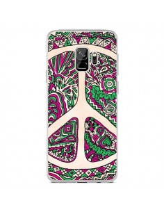 Coque Samsung S9 Peace and Love Azteque Vainilla -...