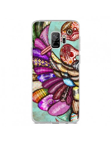Coque Samsung S9 Paon Multicolore Eco Bird - Maximilian San