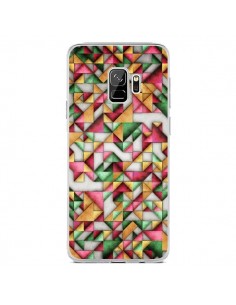Coque Samsung S9 Azteque Triangle Geometric World -...