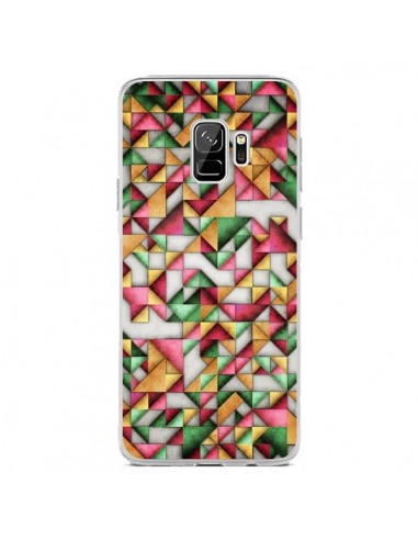 Coque Samsung S9 Azteque Triangle Geometric World - Maximilian San