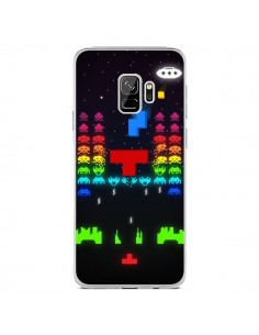 Coque Samsung S9 Invatris Space Invaders Tetris Jeu -...