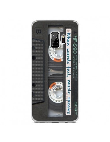 Coque Samsung S9 Cassette Words K7 - Maximilian San