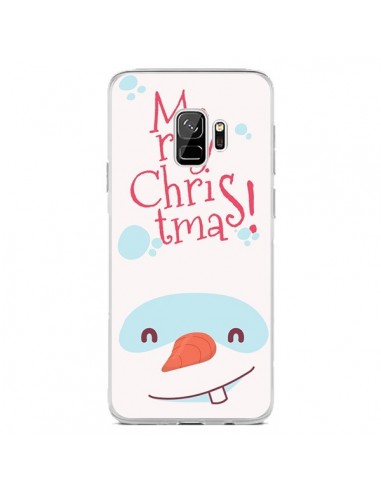 Coque Samsung S9 Bonhomme de Neige Merry Christmas Noël - Nico