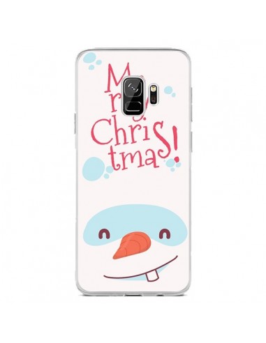 Coque Samsung S9 Bonhomme de Neige Merry Christmas Noël - Nico