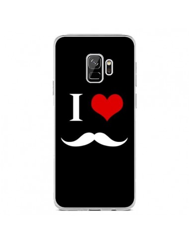 Coque Samsung S9 I Love Moustache - Nico