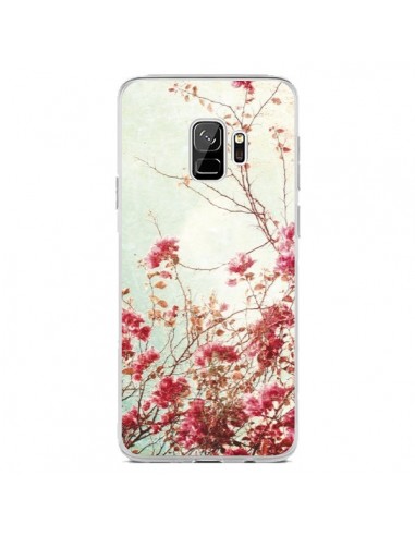 Coque Samsung S9 Fleur Vintage Rose - Nico