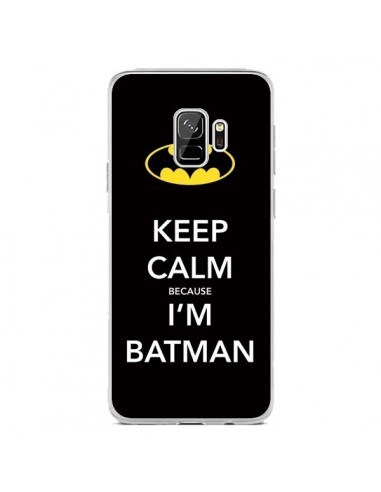 Coque Samsung S9 Keep Calm because I'm Batman - Nico