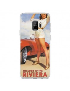 Coque Samsung S9 Welcome to the Riviera Vintage Pin Up -...